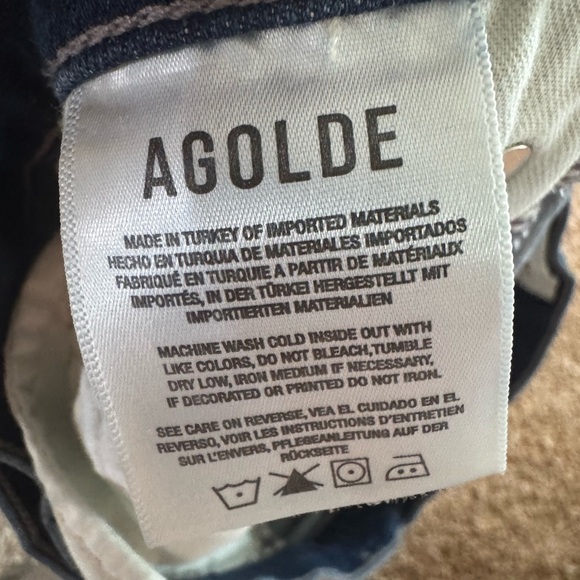 Agolde Sophie high rise crop denim - Picture 4 of 4